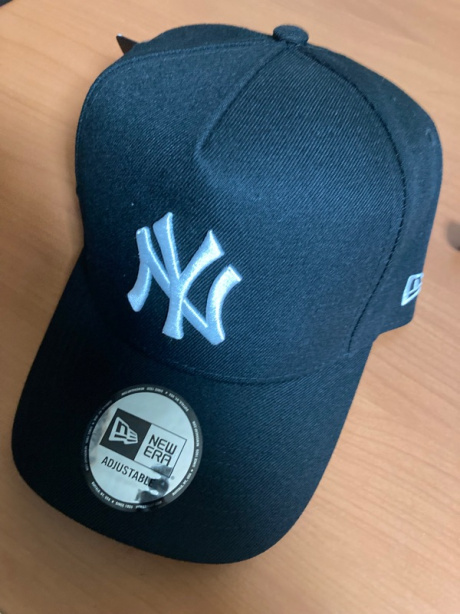 뉴에라(NEW ERA) MLB 베이직 뉴욕 양키스 K프레임 볼캡 화이트 온 블랙 후기