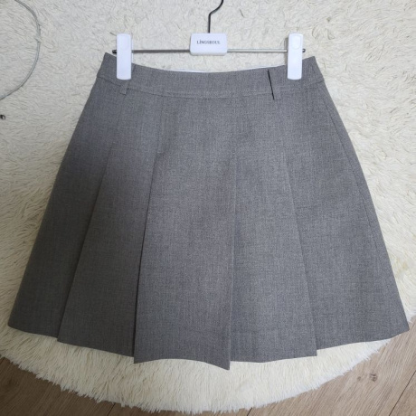 링서울(LINGSEOUL) pleated short skirt-gray 후기
