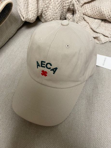 에이카화이트(AECA WHITE) AECA CLOVER LOGO CAP-BEIGE 후기