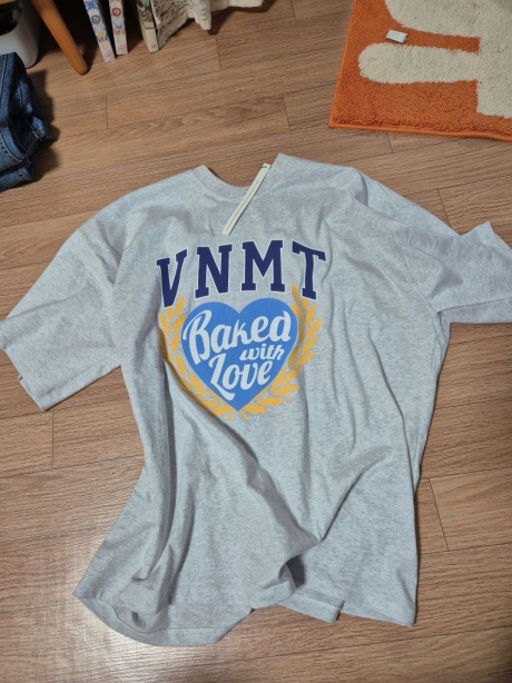 바니쉬먼트(VANISHMENT) VNMT heart’s oversize t-shirt _light gray 후기