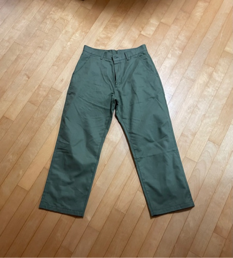 유니폼브릿지(UNIFORM BRIDGE) basic chino pants sage green 후기