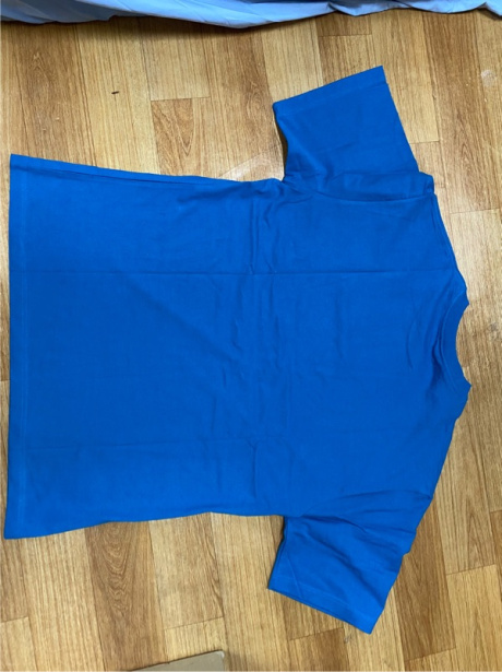 필루미네이트(FILLUMINATE) 오버핏 페탈 티셔츠-블루 후기
