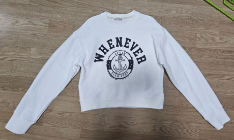 르바(LEVAR) Whenever-Print Sweatshirt - Off White 후기