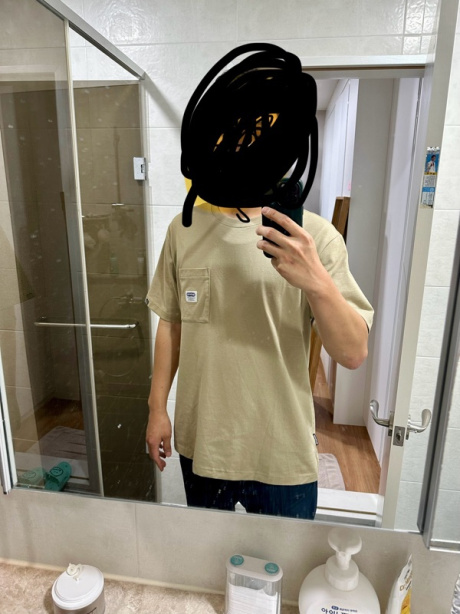 아웃도어 프로덕츠(OUTDOOR PRODUCTS) 포켓 티셔츠 POCKET T-SHIRT 후기