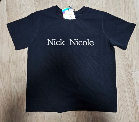 닉앤니콜(NICK&NICOLE) NICOLE CLASSIC REGULAR TEE_BLACK 후기