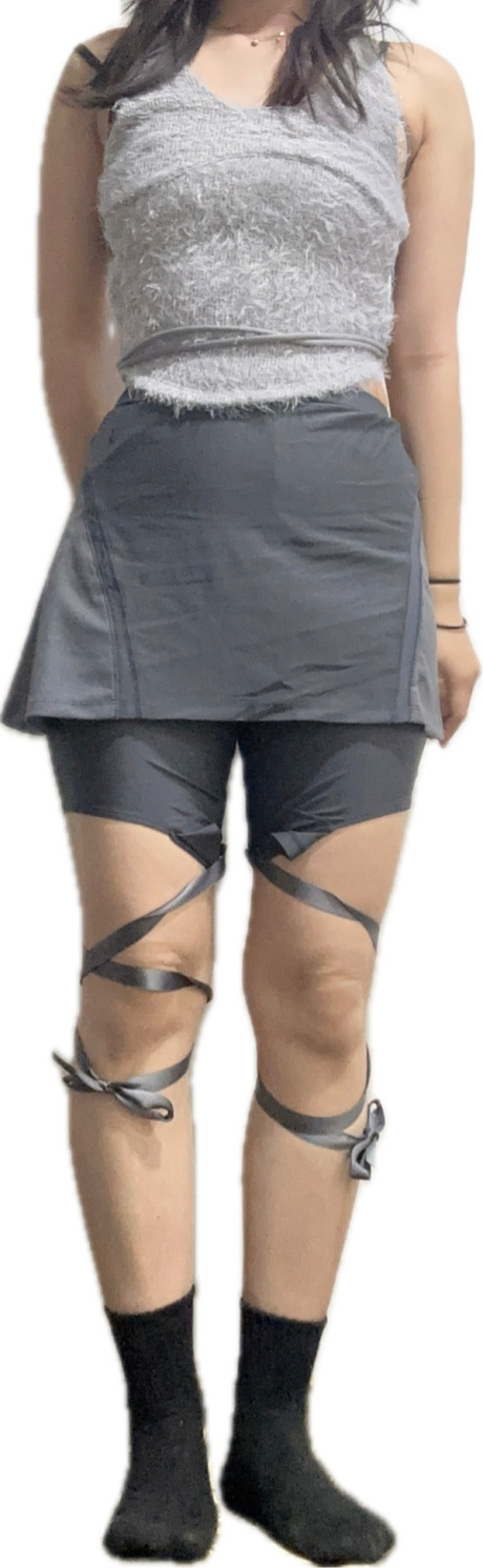 오호스(OJOS) Flare Skirt Shorts / Charcoal 후기
