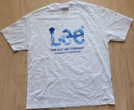 리(LEE) 스카이 빅트위치 로고 티셔츠 화이트 후기