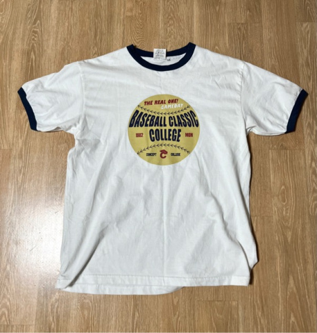 컨셉트컬리지(CONCEPTCOLLEGE) 더 리얼 원 베이스볼 링거 크루넥 반팔 티셔츠 [남녀공용] 후기