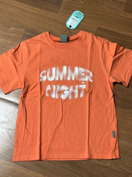 비디오자키(VIDEO JOCKEY) 여름밤은 더워 티셔츠 [오렌지] 후기