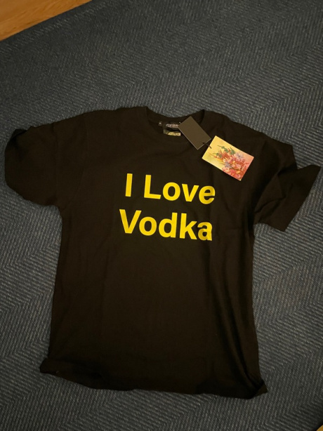 조거쉬(JOEGUSH) I Love Vodka T-shirt (Black) 후기