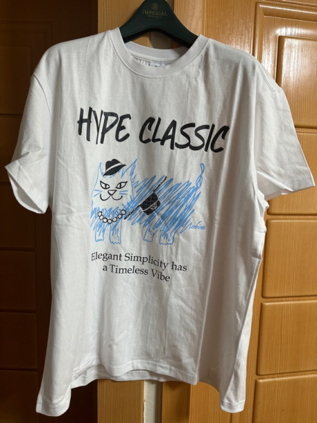 오바인(OBINE) HYPE CLASSIC MEW 루즈핏 반소매 티셔츠 블루 후기