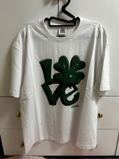 비전스트릿웨어(VISION STREETWEAR) VSW 3D Love T-Shirts White 후기