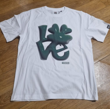 비전스트릿웨어(VISION STREETWEAR) VSW 3D Love T-Shirts White 후기