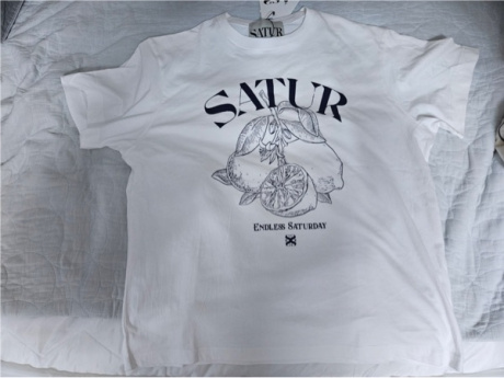 세터(SATUR) 카프리 시트론 드로잉 썸머 그래픽 반팔 티셔츠 리조트 아이보리 후기