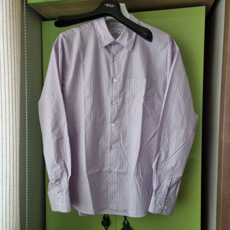 블랭크룸(BLANK ROOM) 스트라이프 셔츠 (KUWAMURA fabric)_PINK MUHLY 후기