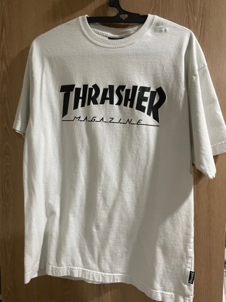트레셔(THRASHER) 매거진 반팔 티셔츠 화이트 후기