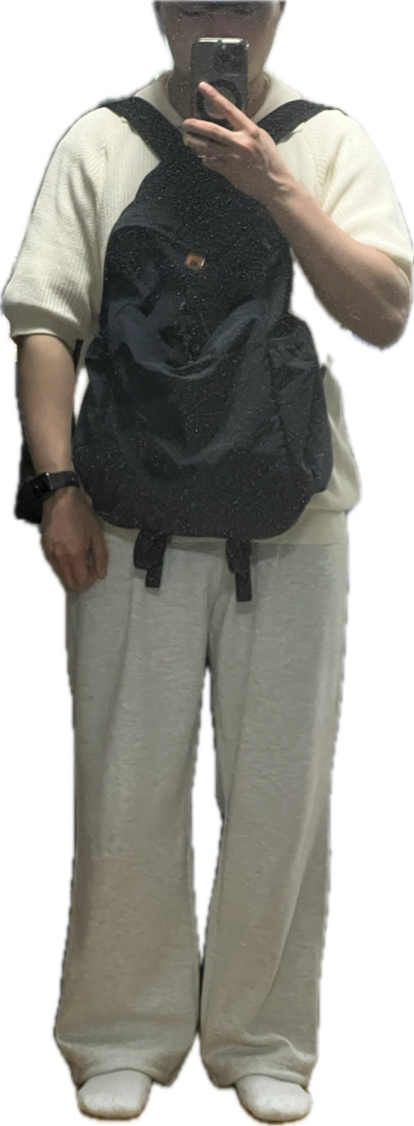 에메모가든(MMOGARDEN) mmo backpack nylon slub / navy 후기