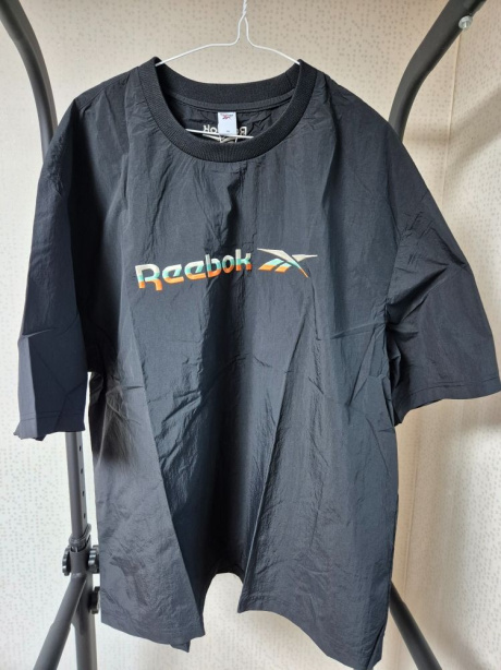 리복(REEBOK) 프라이머리 빅로고 우븐 티셔츠 - 블랙 후기