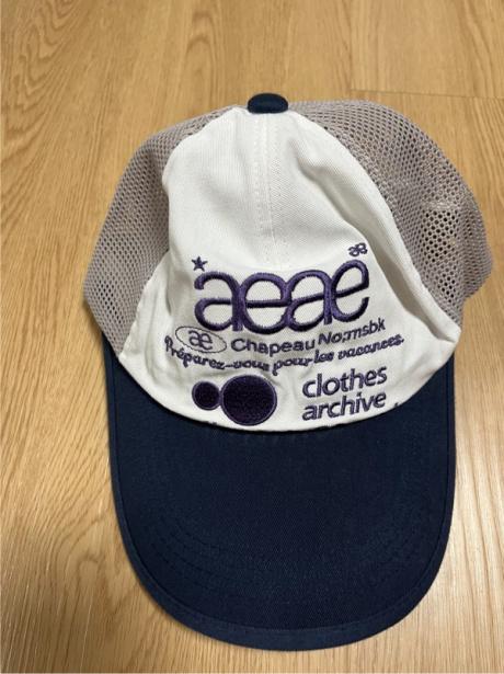 에이이에이이(AEAE) WEB LOGO MESH CAP - [GREY/BLUE] 후기