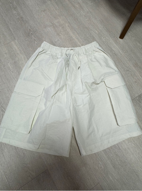 낫포너드(NOT4NERD) Nylon Big Pocket Wide Shorts - Ivory 후기