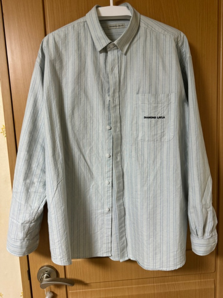 다이아몬드 레이라(DIAMOND LAYLA) Island Oxford Stripe Shirt S86 - Mint 후기
