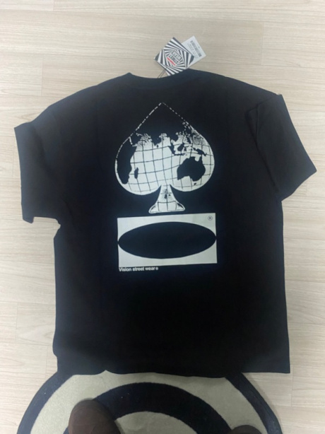 비전스트릿웨어(VISION STREETWEAR) VSW Spade T-Shirts Black 후기