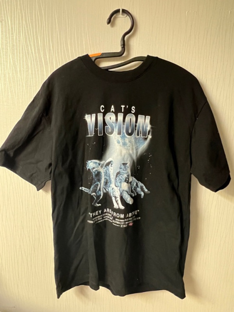비전스트릿웨어(VISION STREETWEAR) VSW Cat Movie T-Shirts Black 후기