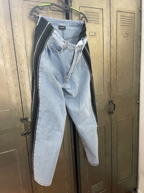 낫포너드(NOT4NERD) Side Zipper Incision Denim Pants - Deep Blue 후기