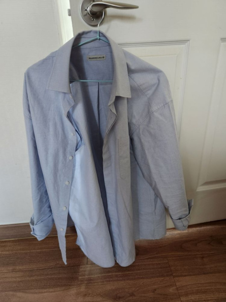 다이아몬드 레이라(DIAMOND LAYLA) Oxford Hidden Shirt S67 Sky Blue 후기