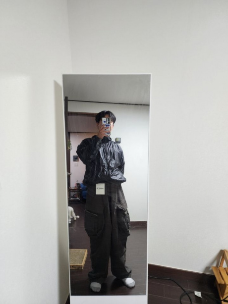 그레일즈(GRAILZ) OVAL LARGE FIT CARGO PANTS [GREY] - 사이즈 & 후기