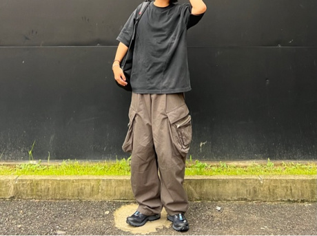 그레일즈(GRAILZ) OVAL LARGE FIT CARGO PANTS [GREY] - 사이즈 & 후기