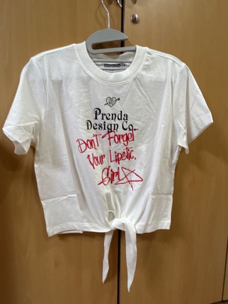 프렌다(PRENDA) TWISTED DFL TEE WHITE - 33,600 | 무신사 스토어
