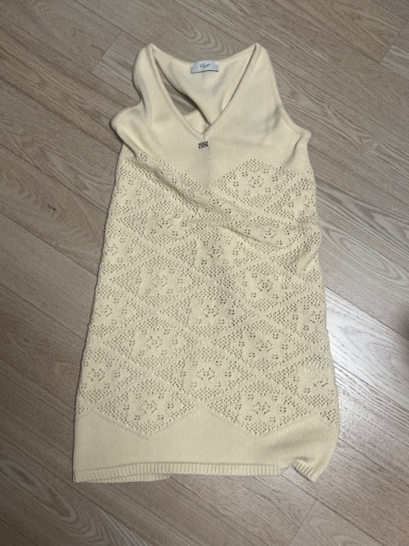 기준(KIJUN) Knit Mini Dress Ivory 후기