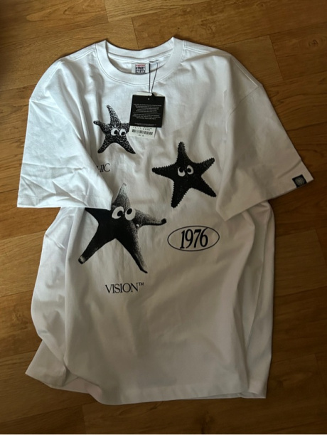 비전스트릿웨어(VISION STREETWEAR) VSW Starfish T-Shirts White 후기
