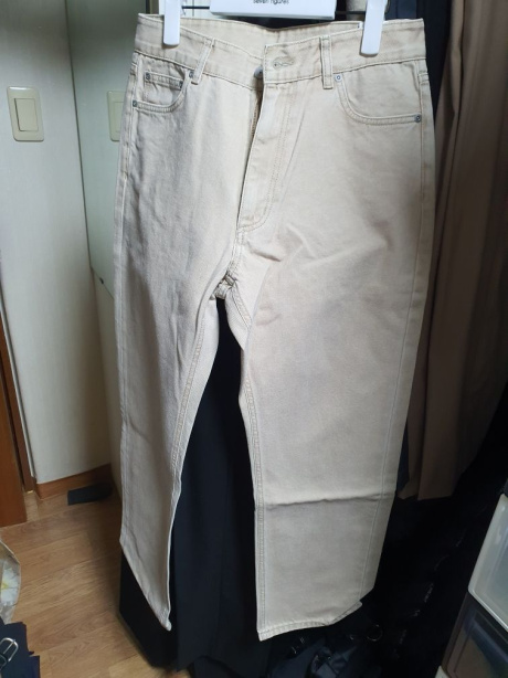 유니폼브릿지(UNIFORM BRIDGE) comfort denim surfur dyeing pants beige 후기