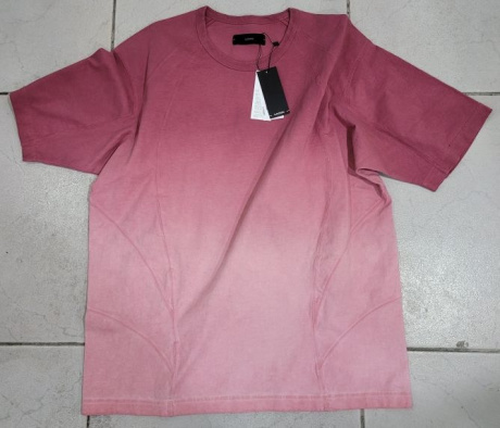 일꼬르소(IL CORSO) 그라데이션 워싱 반팔 티셔츠 핑크 IETS3F601P2 후기