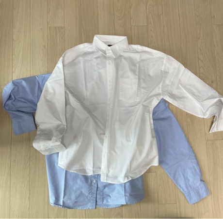테이크이지(TAKEASY) [Package] 솔리드 옥스포드  오버 셔츠( 2 PACK )_15 Color 후기