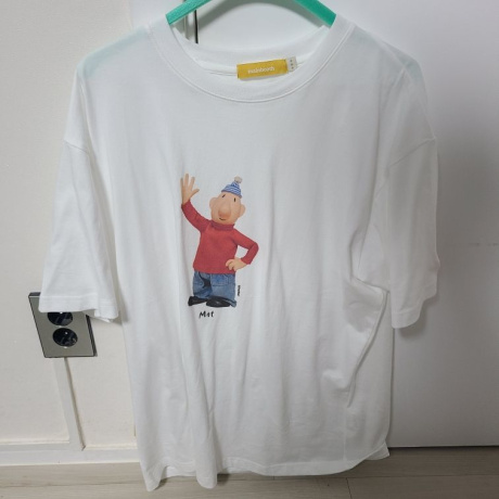 메인부스(MAINBOOTH) [Pat&Mat] Mat T-shirt(WHITE) 후기