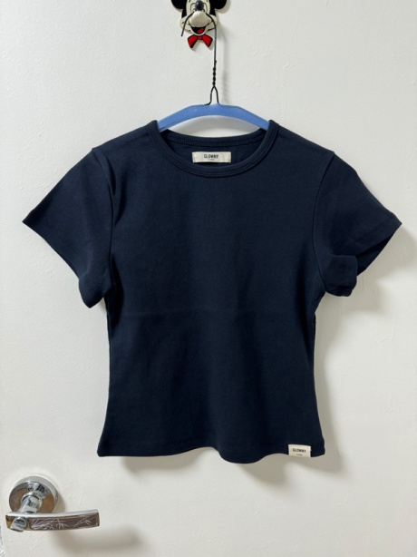 글로니(GLOWNY) G BABY TEE (NAVY) 후기