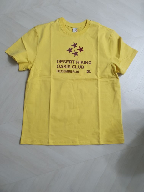 기준 맨(KIJUN MEN) Hiking Club T-Shirt UNISEX Yellow 후기