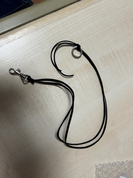 셉텐벌5(SEPTEMBER5) Leather buckle necklace 후기