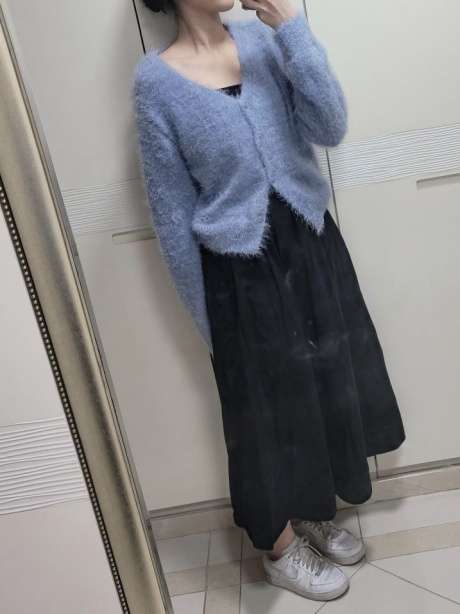 카인더베이비(KINDABABY) Pure semi shirring long dress - black 후기