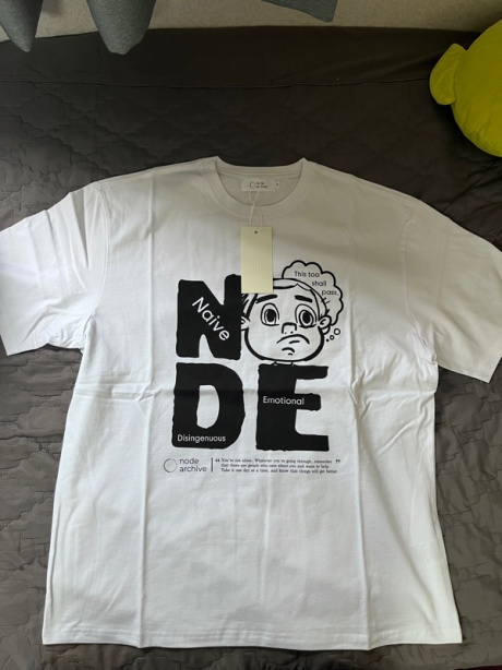 노드 아카이브(NODE ARCHIVE) 나이브 키즈 티셔츠 (화이트) 후기