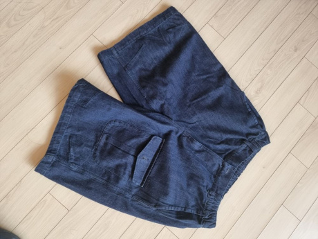 앵글런(ANGLAN) Flap Pocket Denim Tuck Half Pants - Dark Blue 후기