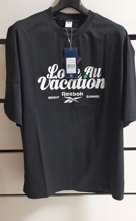 리복(REEBOK) LOVE ALL VACATION 티셔츠 - 블랙 후기