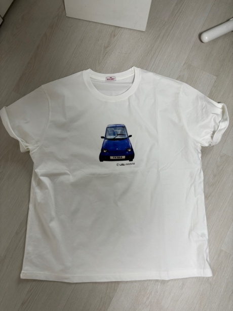 1011갤러리(1011 GALLERY) Gallery Blue Car T-shirt_White 후기