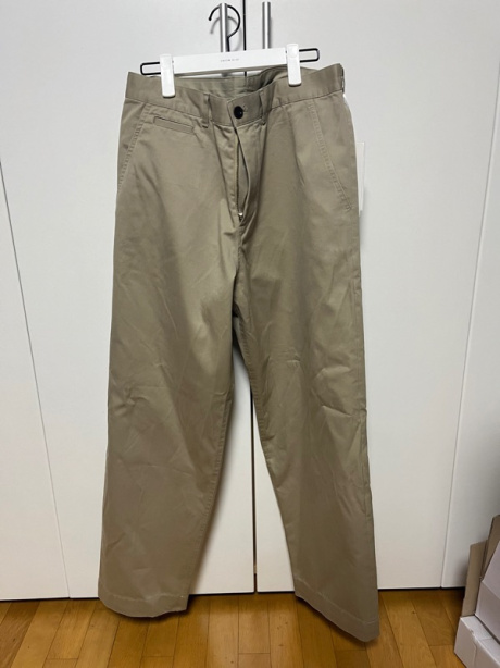 유니온블루(UNION BLUE) [DESK] NATURAL CHINO PANTS [WASHED BEIGE] 후기