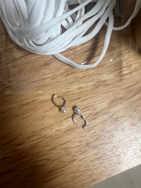 바라두(BARADU) [BARADU 925] Mini pearl hoop earrings 후기