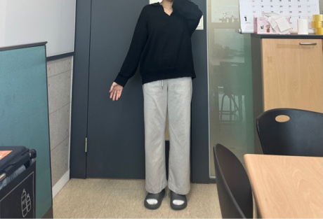 로우(L'EAU) [3rd] Cotton collar knit_black 후기