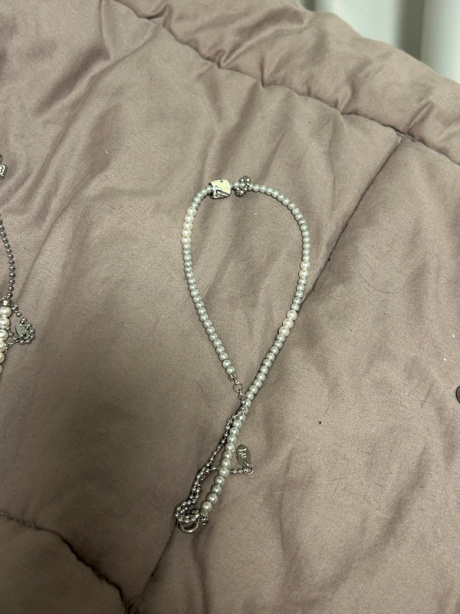 엔프프(NFF) solemn grey pearl necklace 후기